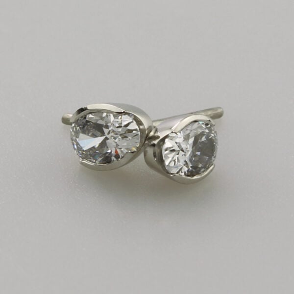 The Cairngorms Diamond Stud Earrings 1 ctw: 950 Platinum